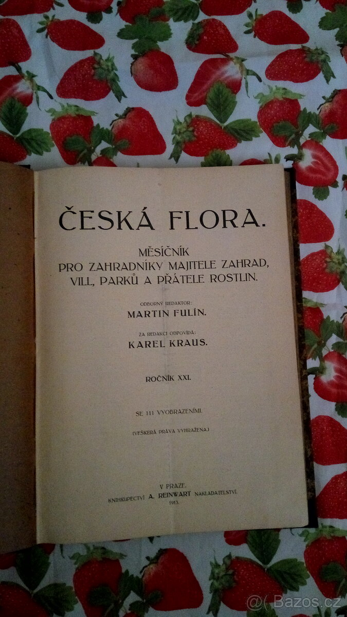 Česká flora, rok 1913 - kompletní ročník