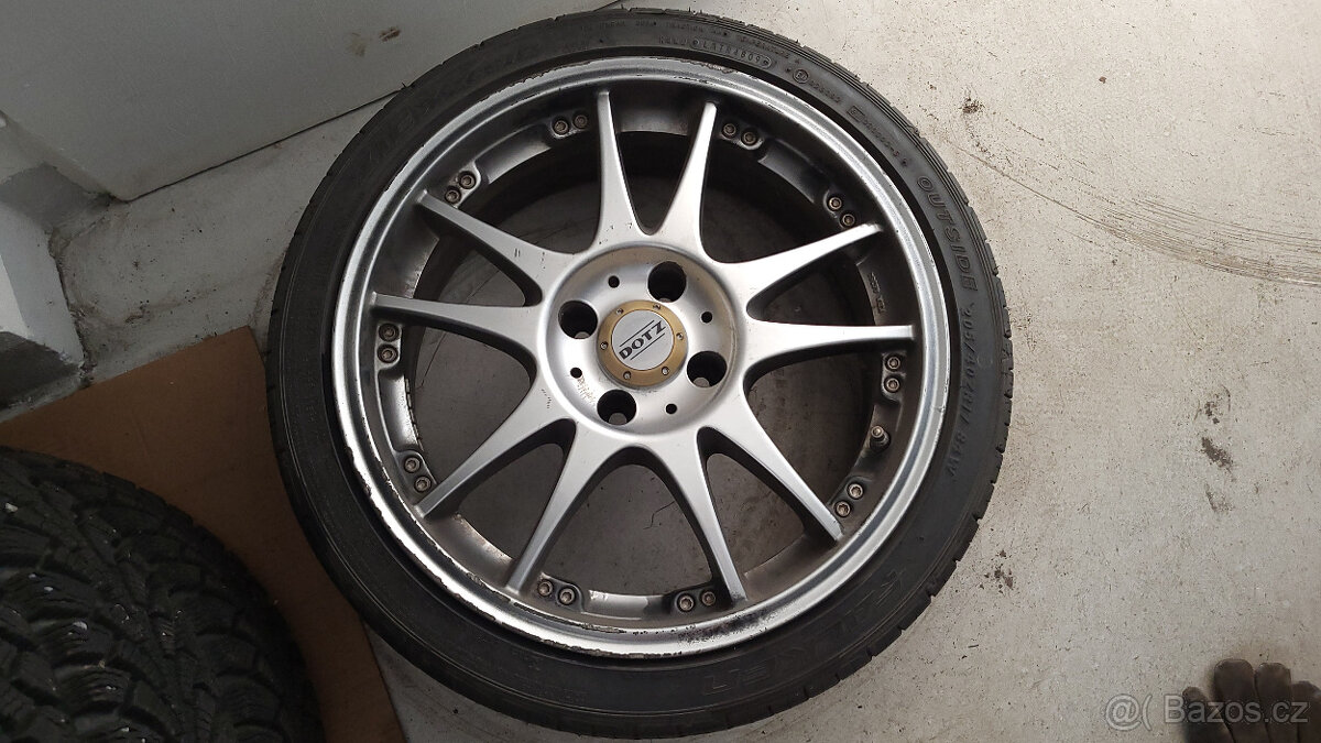 Pěkná letní ALU kola 17" 4x108 Peugeot 206, Citroen C3, C2