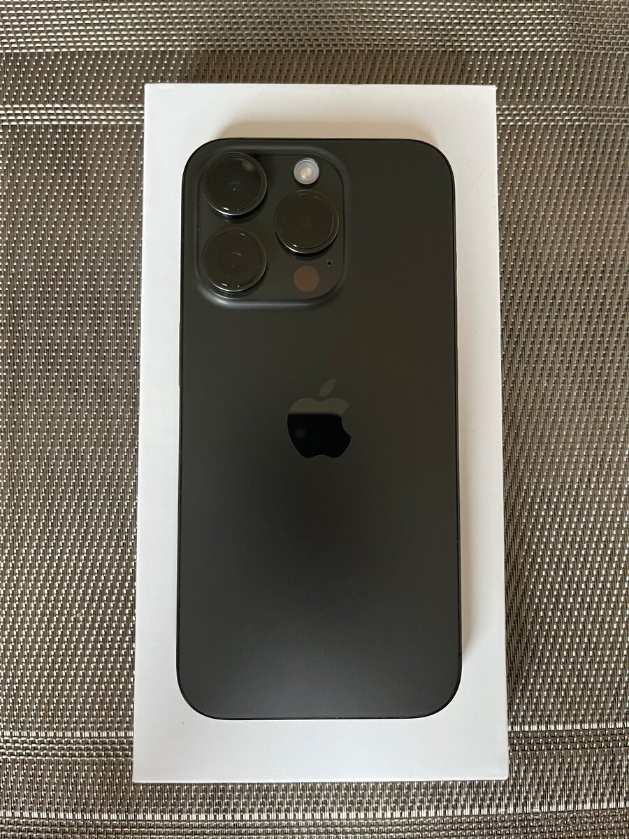 iPhone 15 Pro Black Titanium 128GB