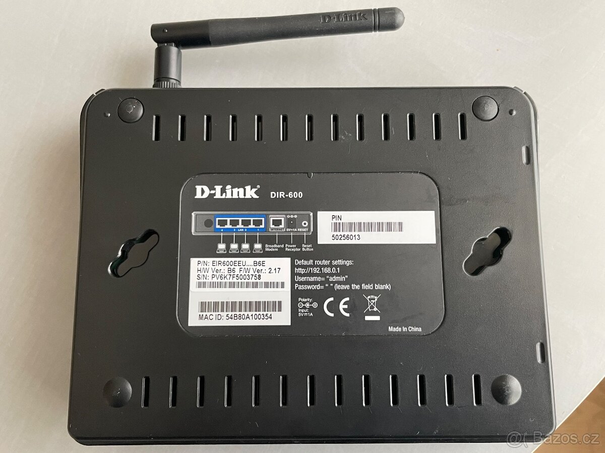 Wifi touter D-Link DIR-600