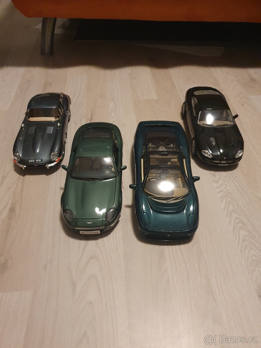 Modely 1/18 Jaguar, Aston Martin