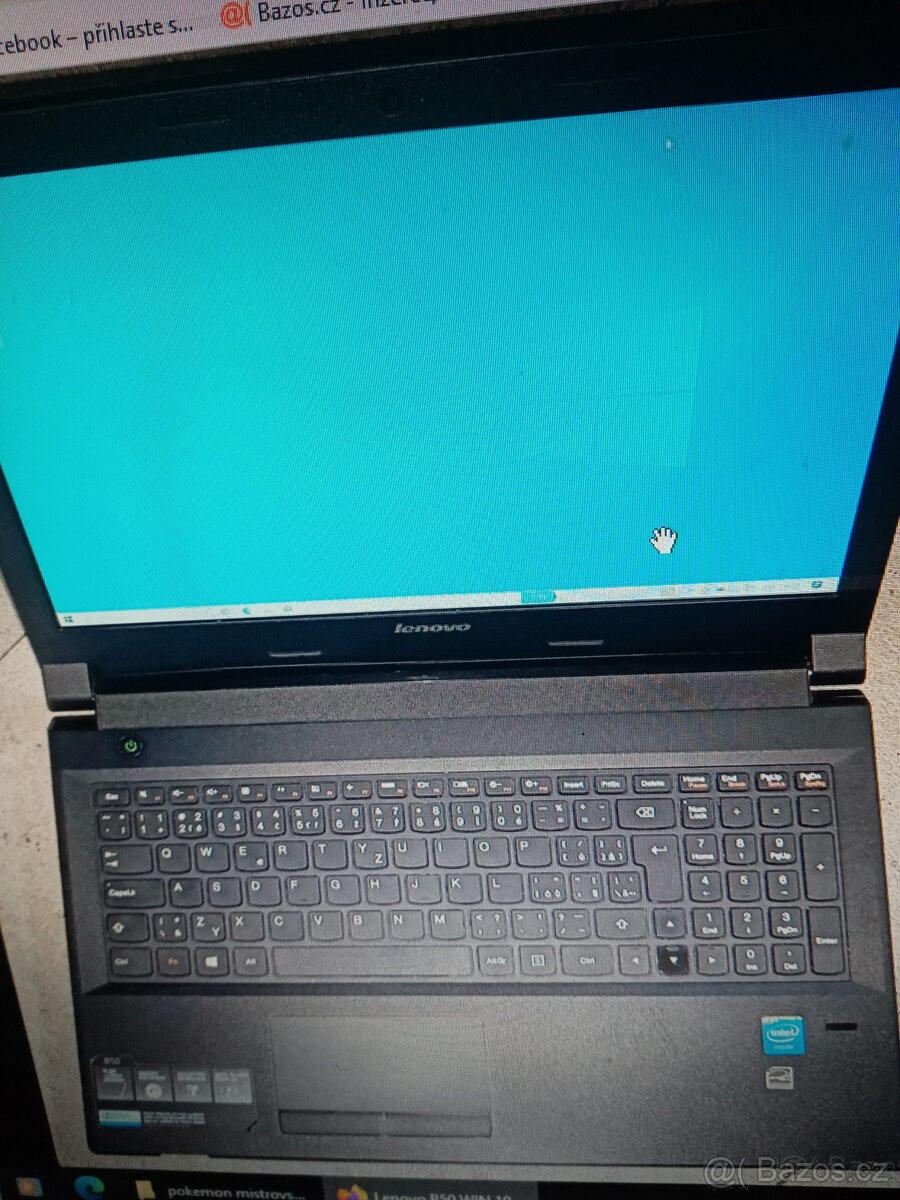 prodam lenovo B50 -70 obraz 15 cm nejde zapnout jenom sviti