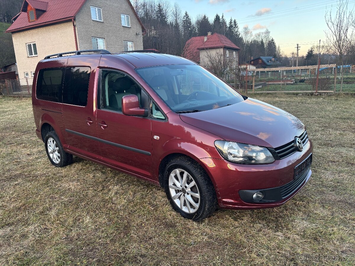 Volkswagen Caddy, MAXI 2,0TDi 4x4 Long 7miest serviska ✅