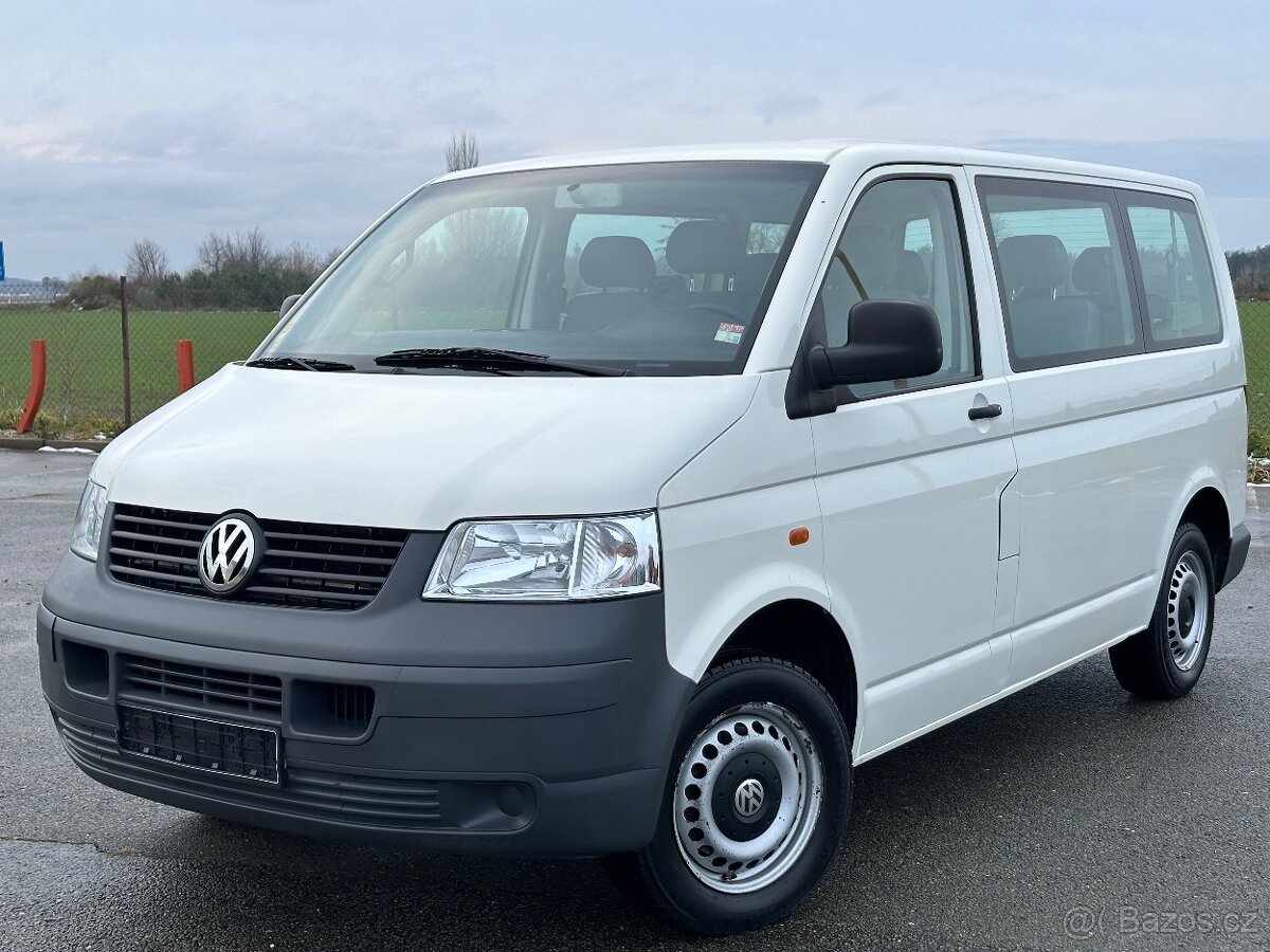 VW Transporter T5 1.9 TDi 9 míst Zachovalý 1.Majitel