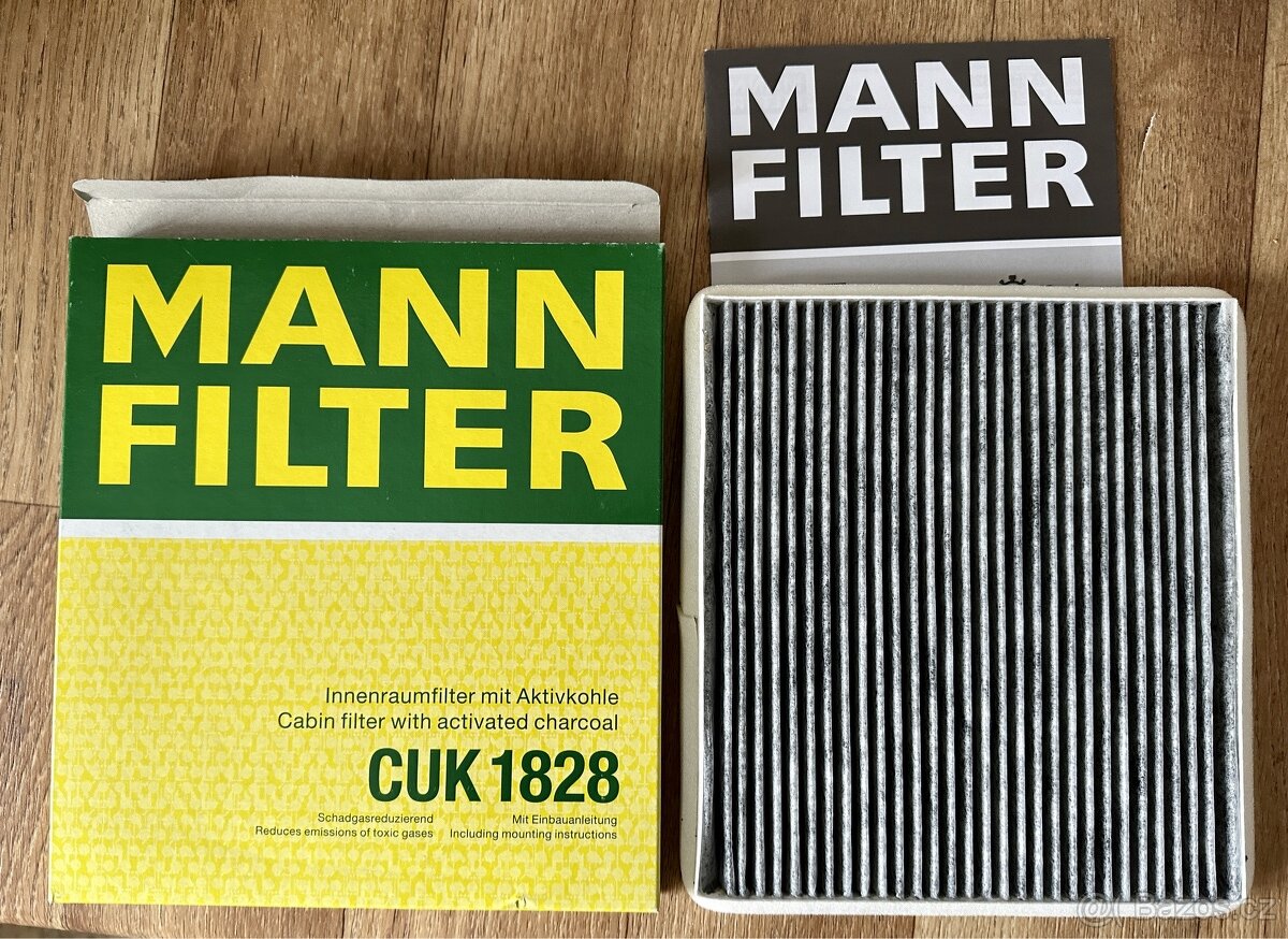 Kabinový pylový filtr Mann CUK 1828