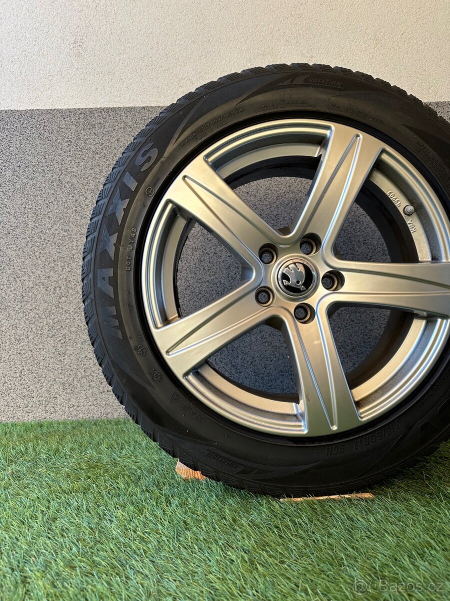 Alu kola 5x112 r17 s pneu (kar1)