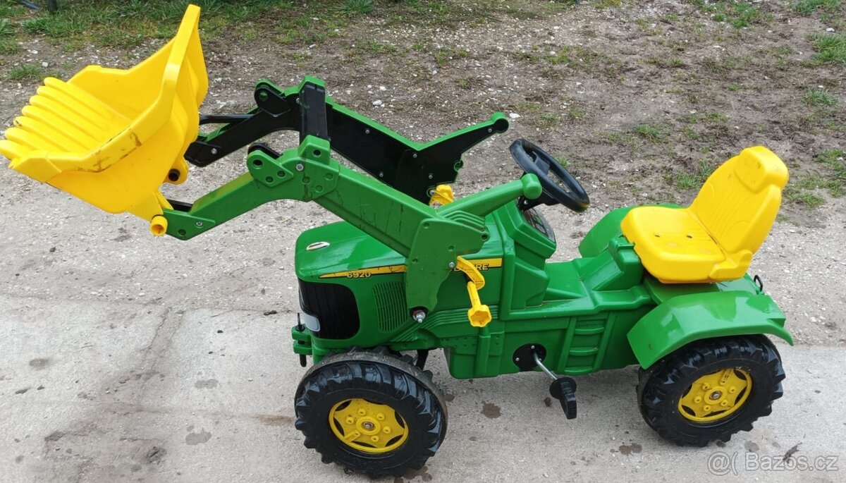 Šlapací traktor Rolly Toys-John Deere 6920+čelní nakladač