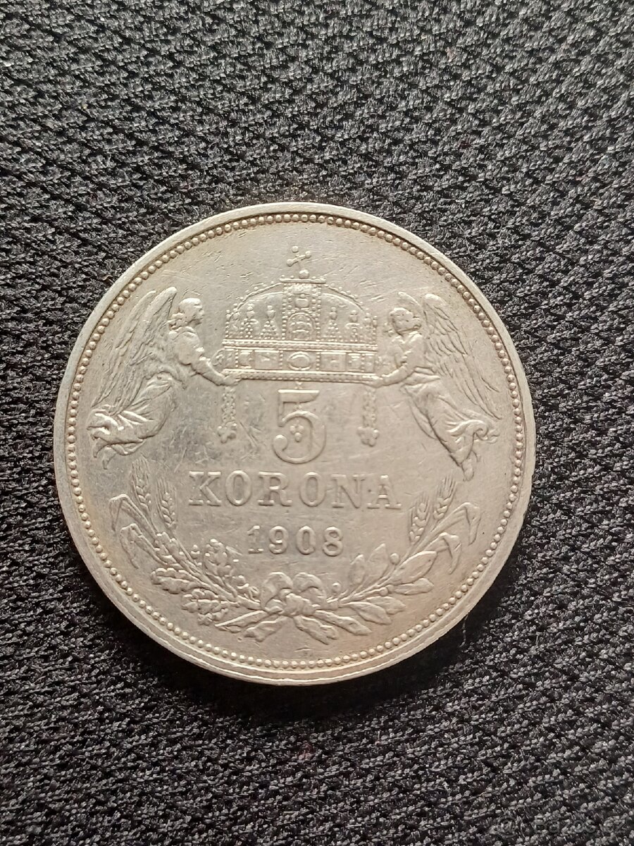 5 koruna 1908 KB FJI RU