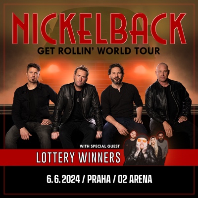 Nickelback 6.6.2024, 2 lístky k sezení, super místa