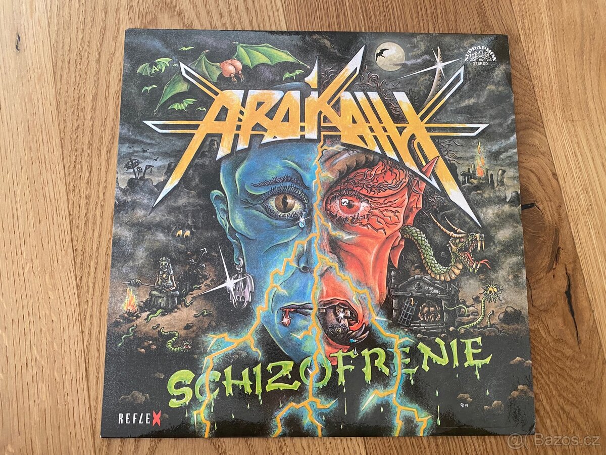 LP Arakain - Schizofrenie 1.press 1991