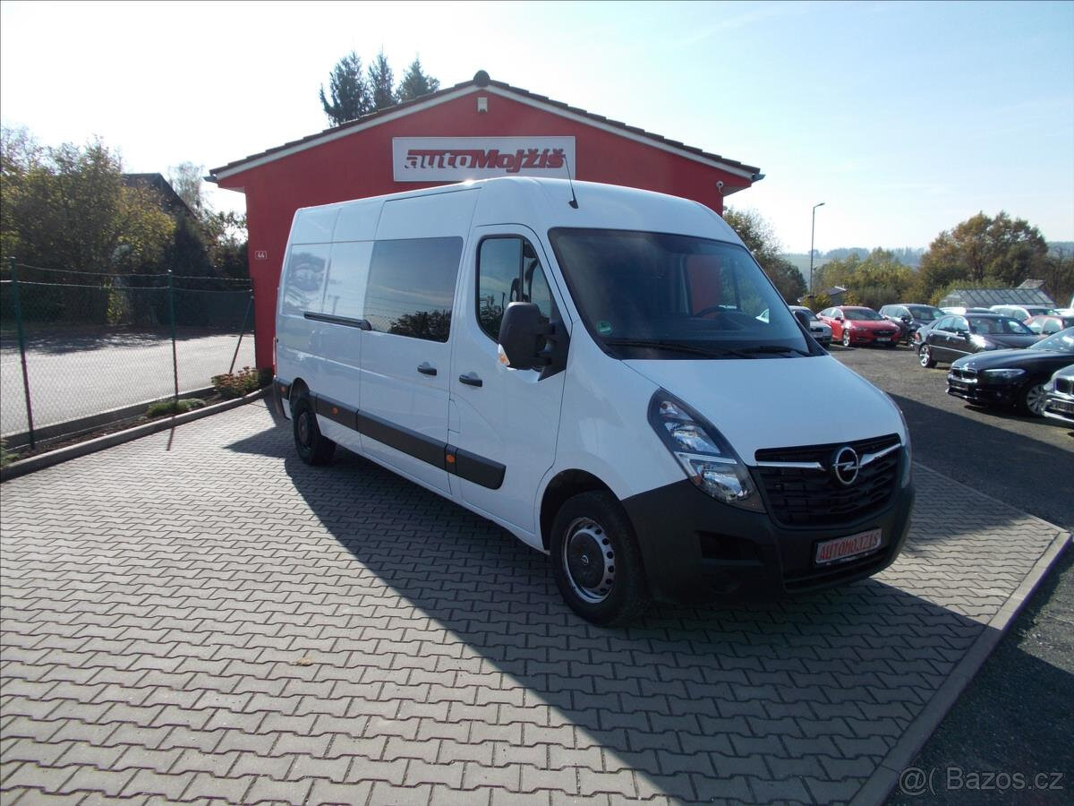 Opel Movano 2.3CDTi, 110kW, 6-mist, odpočet DPH, 161tis. Km