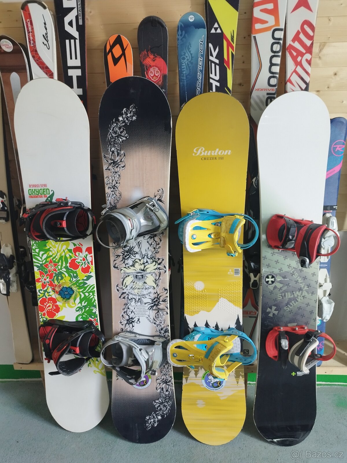 Snowboardy DOPRODEJ Burton,Head,Salomon,Atomic,LTB,Rossignol