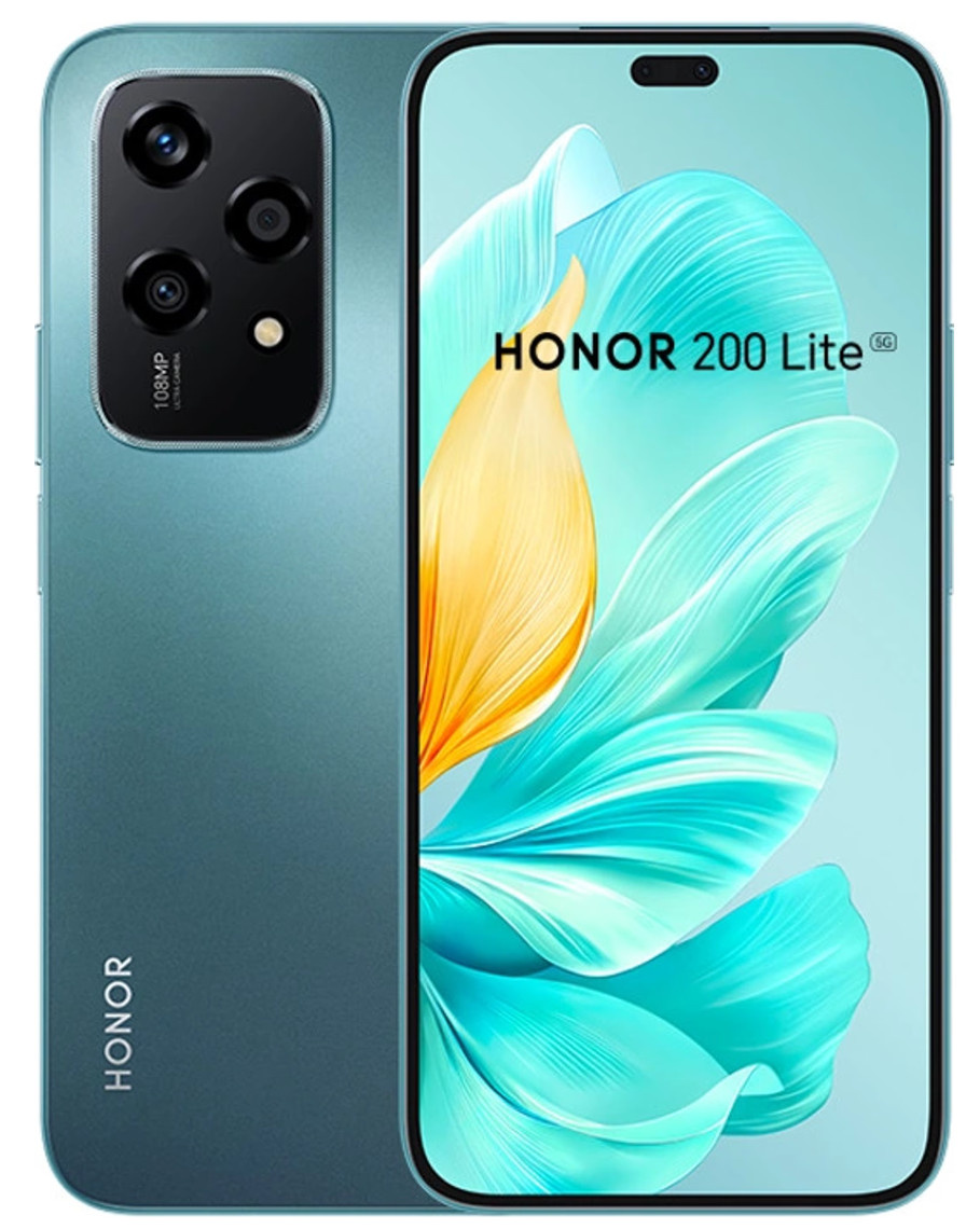 Novinka HONOR 200 Lite 8GB/256GB Cyan Lake ZÁRUKA 24měs.