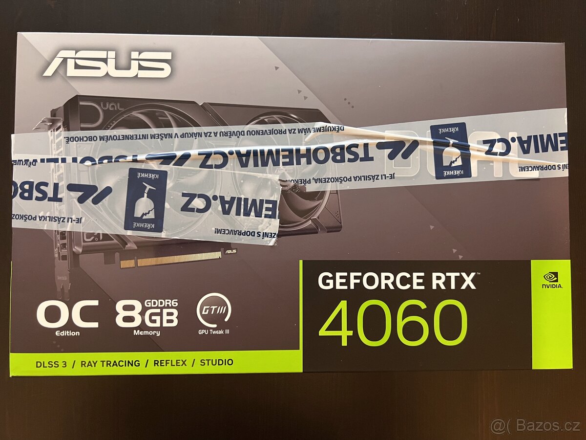 Nové a neotevřené ASUS DUAL GeForce RTX 4060 8G EVO