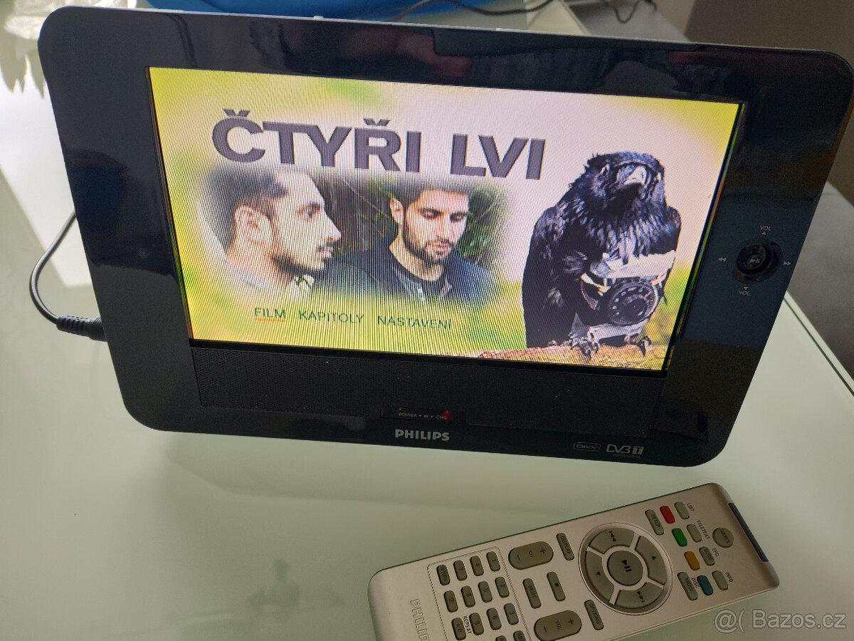 Přenosný přehrávač DVD / DivX / televize pro děti Philips