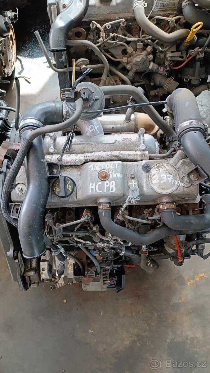 motor 1.8Tdci 66kW typ motoru HCPB motor