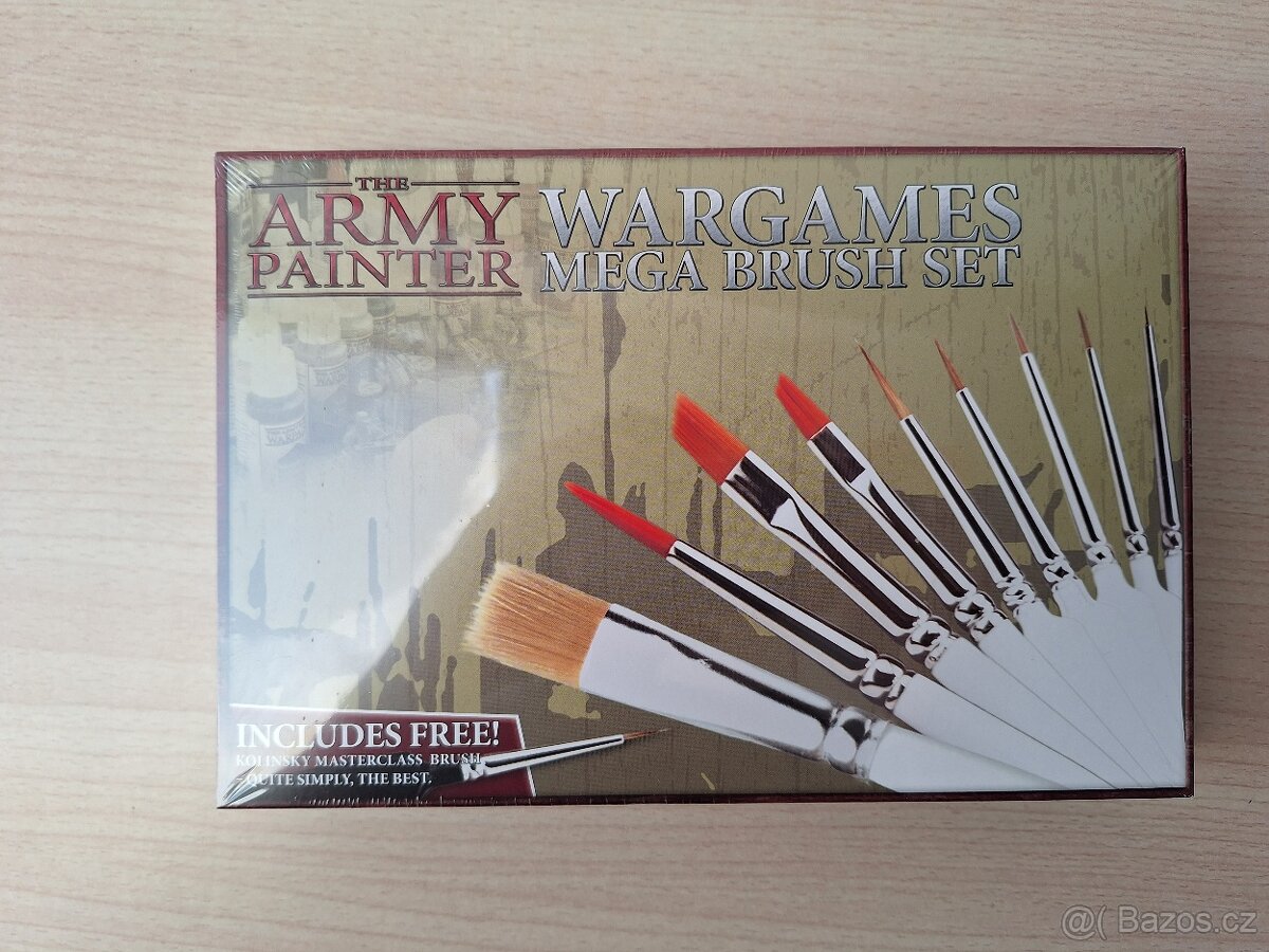 Sada štětců Army Painter Mega Brush Set (NOVÉ)