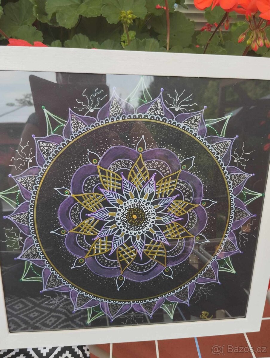 Mandala fialková