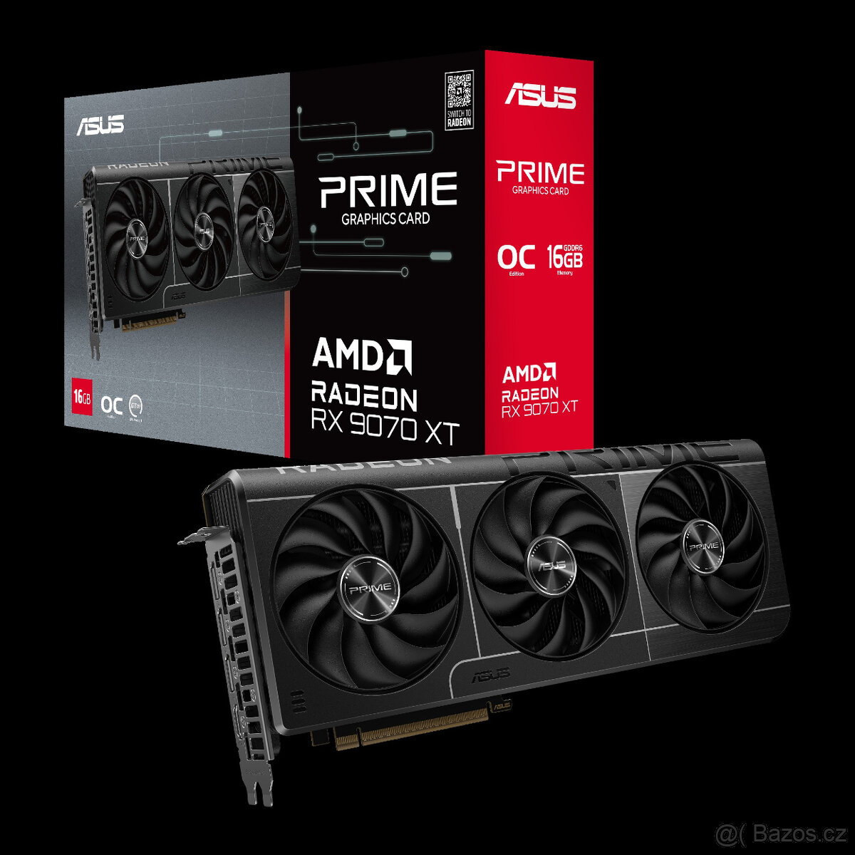 ASUS PRIME RX 9070 XT OC 16GB - Nová Nerozbalená