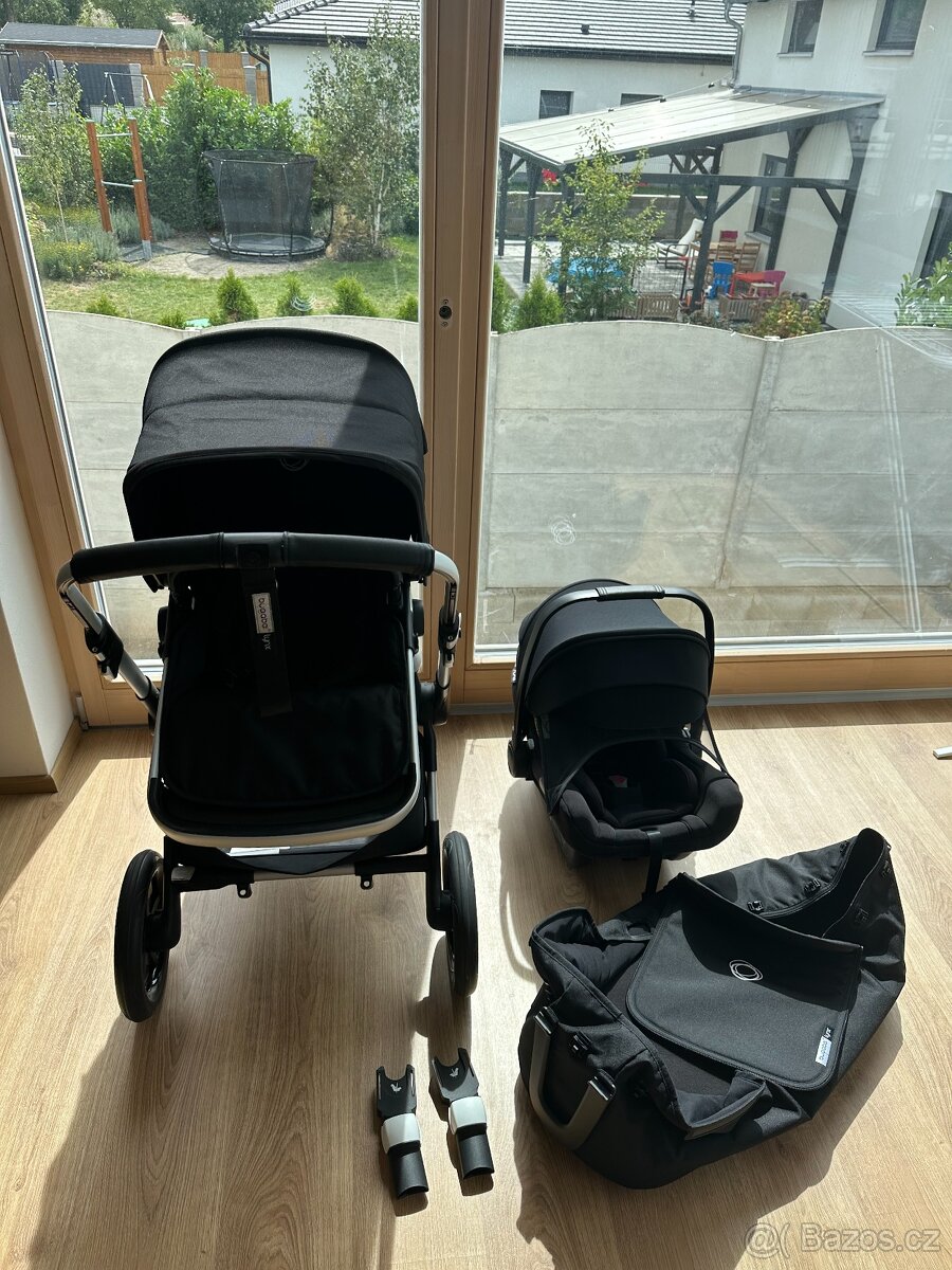 Bugaboo Lynx a Turtle air by Nuna Black kompletní sada