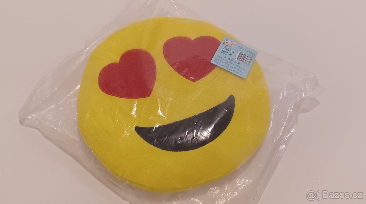 Plyšový polštář Emoji 30 cm