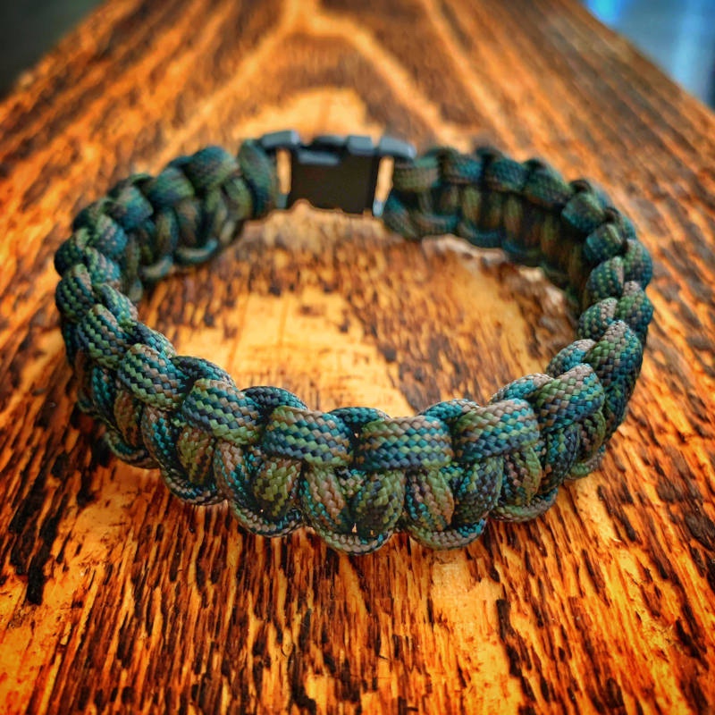 Paracord náramek - woodland