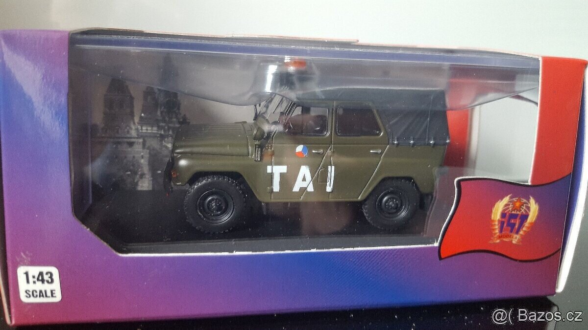 PRODÁM - model UAZ 469 TAI - Czech Airfield Army 1:43 IST