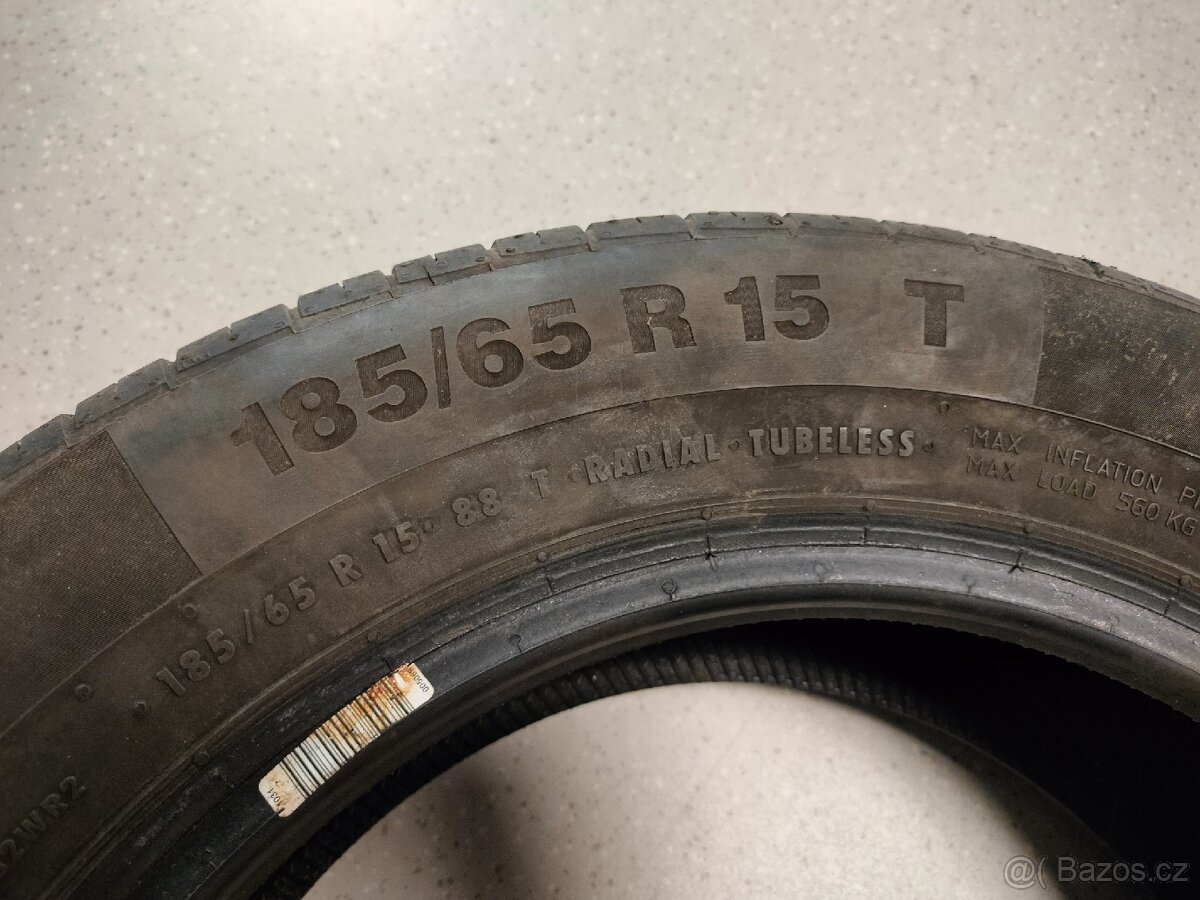 Letní pneumatiky Continental 185/65 R15 88T