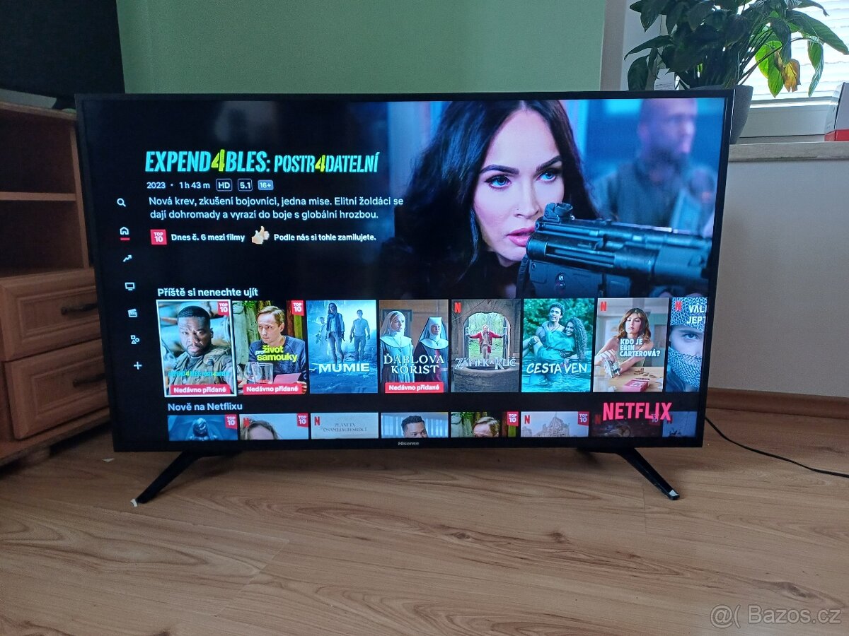 4K Hisense H50A6100-uhlopříčka 126cm, Wi-Fi, DVB-T2