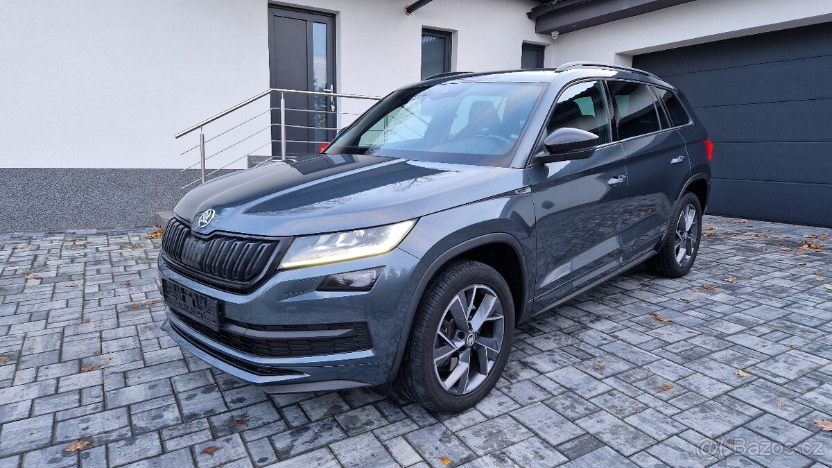 ŠKODA KODIAQ SPORTLINE 2.0 TDI 140KW.4x4.DSG.1.MAJITEL.TOP.