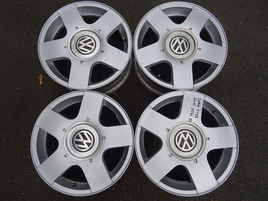 Alu disky origo Volkswagen 15", 5x100, ET 38, šířka 6J