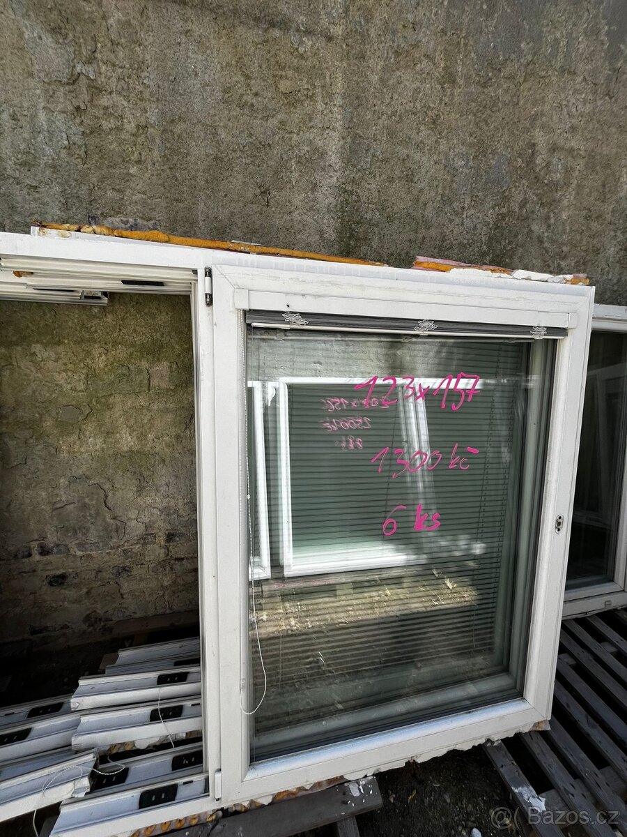 Plastové okno 123x157