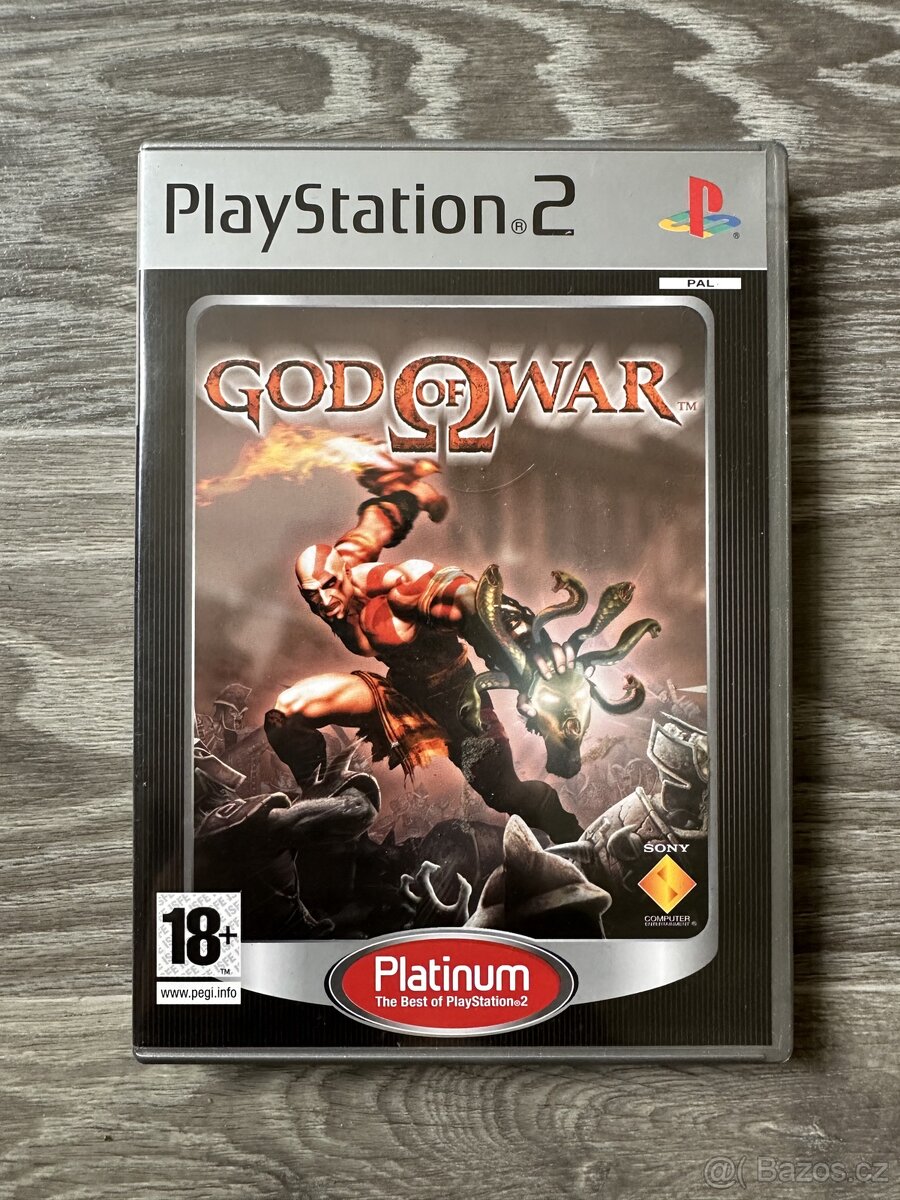 God of War pro PlayStation 2 velmi dobrý stav