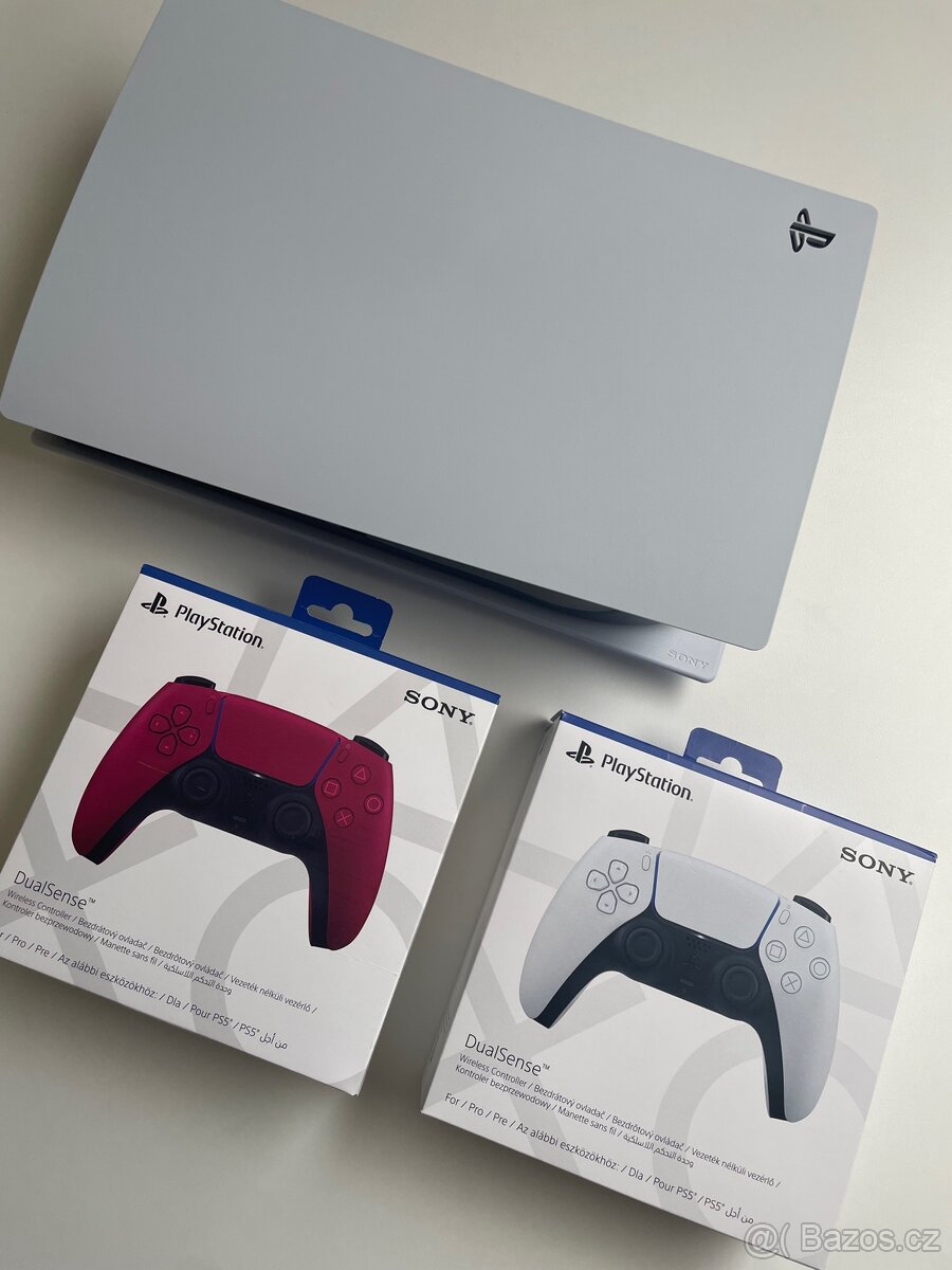 Playstation 5 + 2 nové ovladače