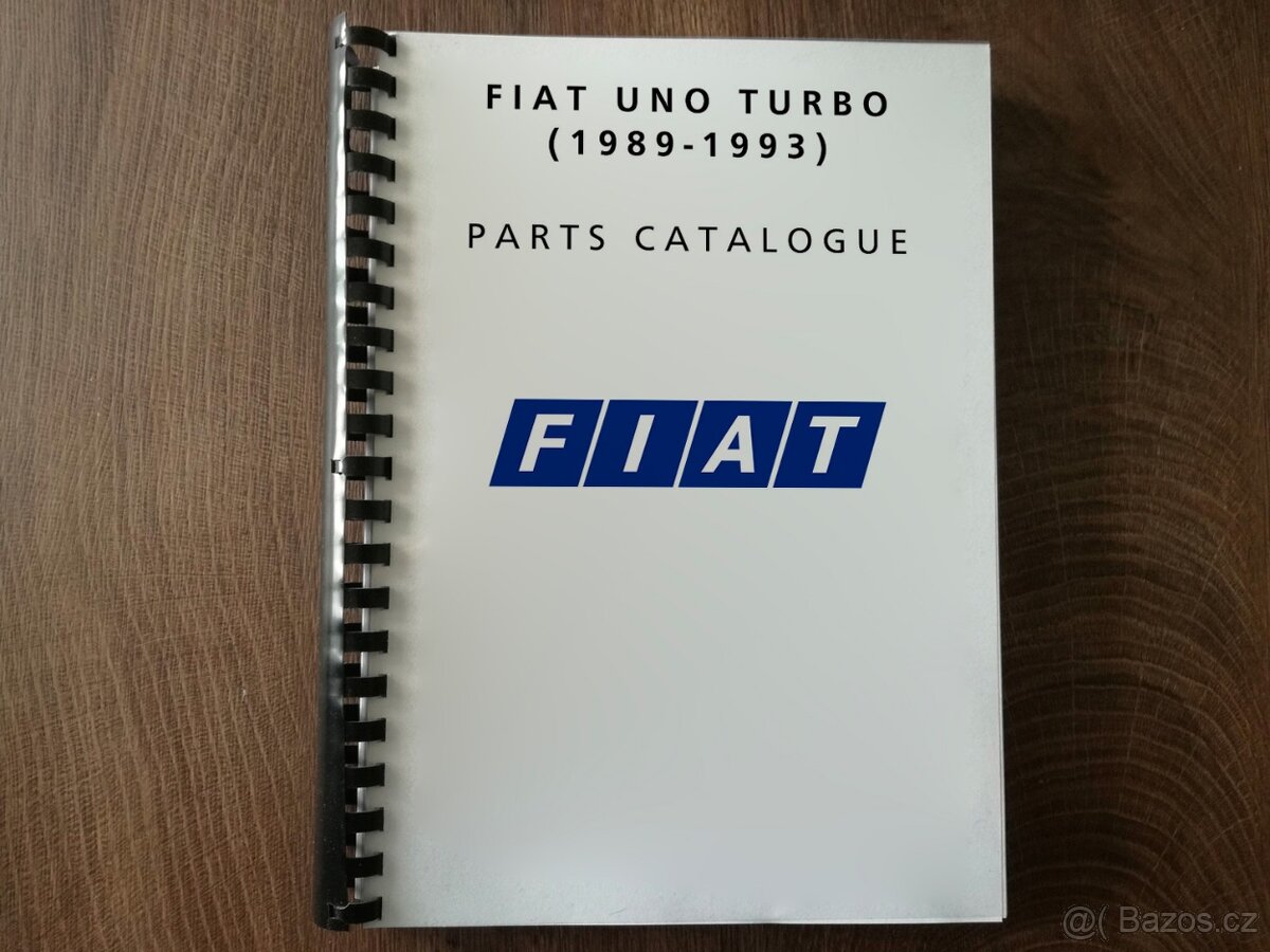 Katalog dílů Fiat Uno Turbo 1989-1993