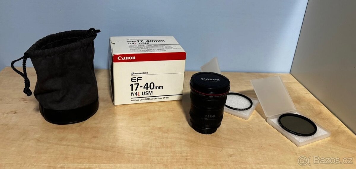 Canon EF 17-40 f/4 L USM komplet