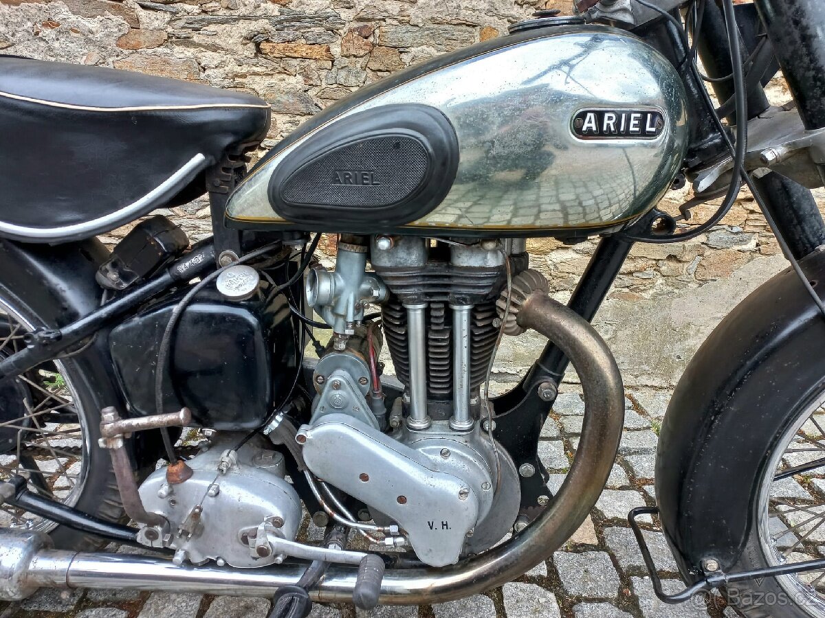 Ariel 500 ccm - r.v.1950 - Doklady