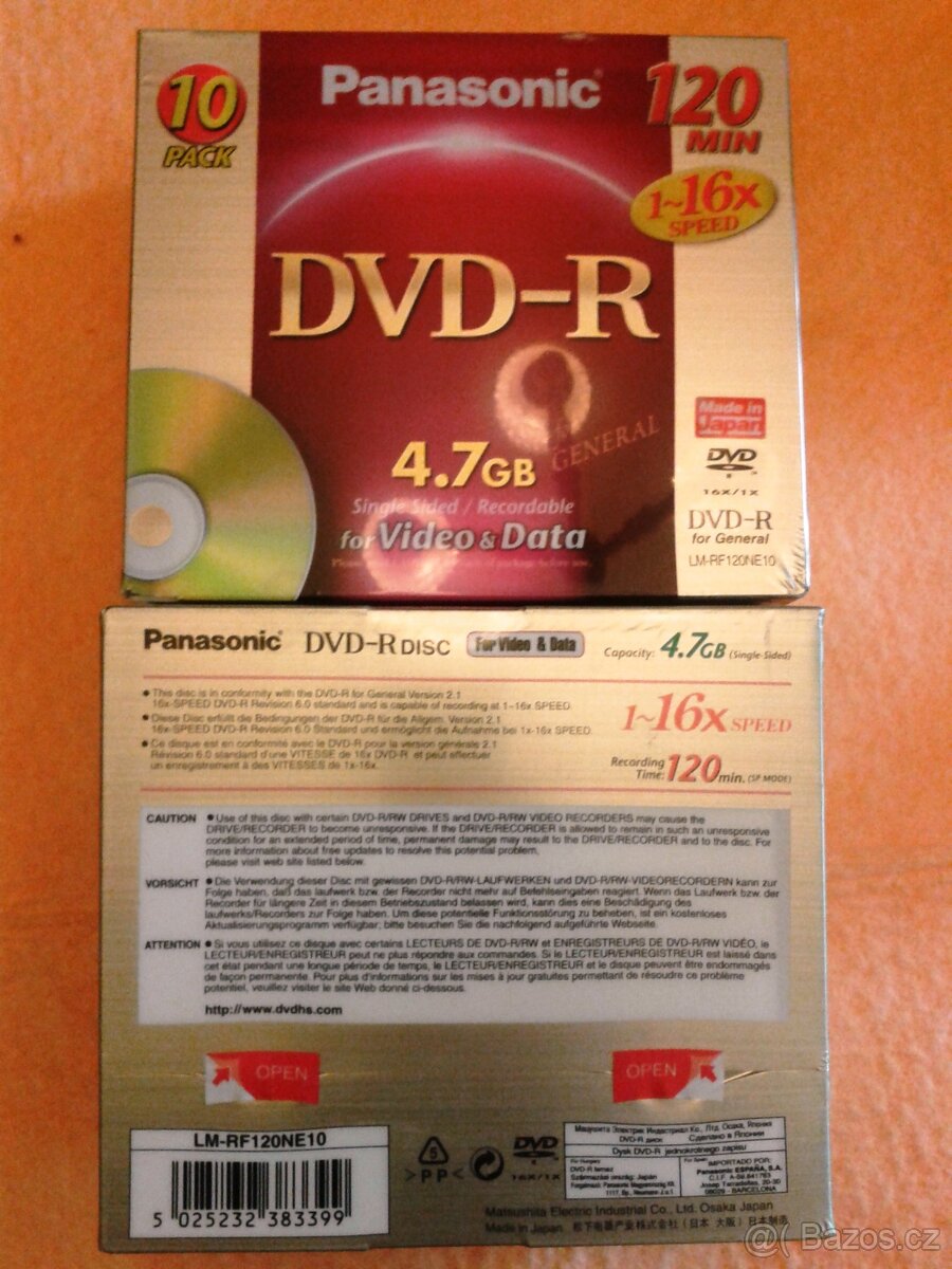 Panasonic DVD-R 16x Japan