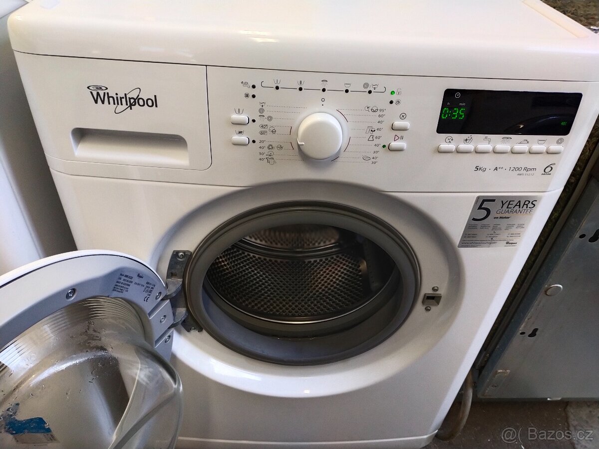 Prodám  dig. pračku zn.Whirlpool-5KG--ZDARMA DOVEZU--