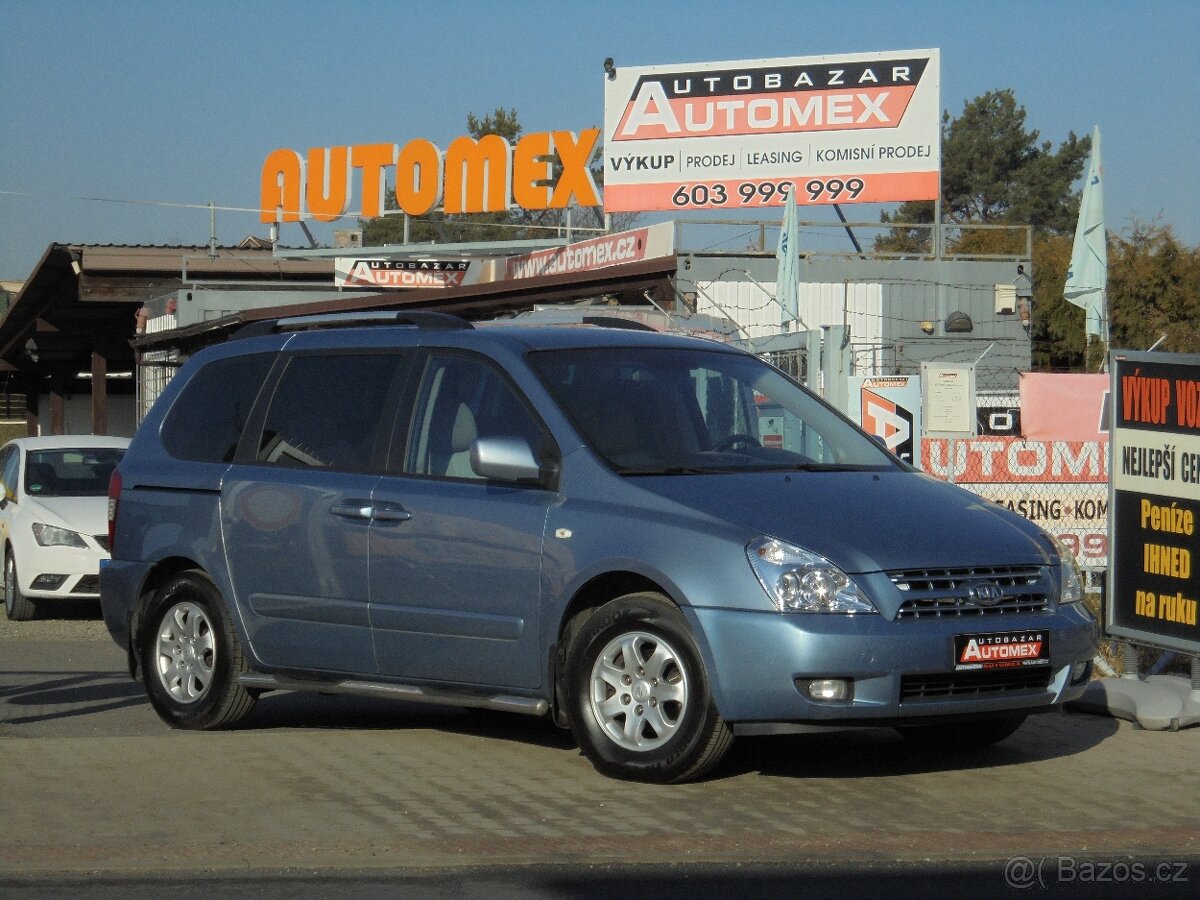 Kia Carnival 2.9 CRDi- 7.MÍST- ČR- 1.MAJITEL- SERVISKA