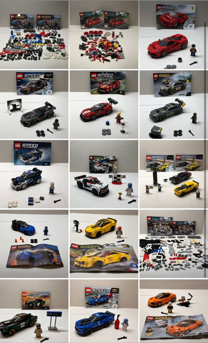 Lego Speed Champions s návodem