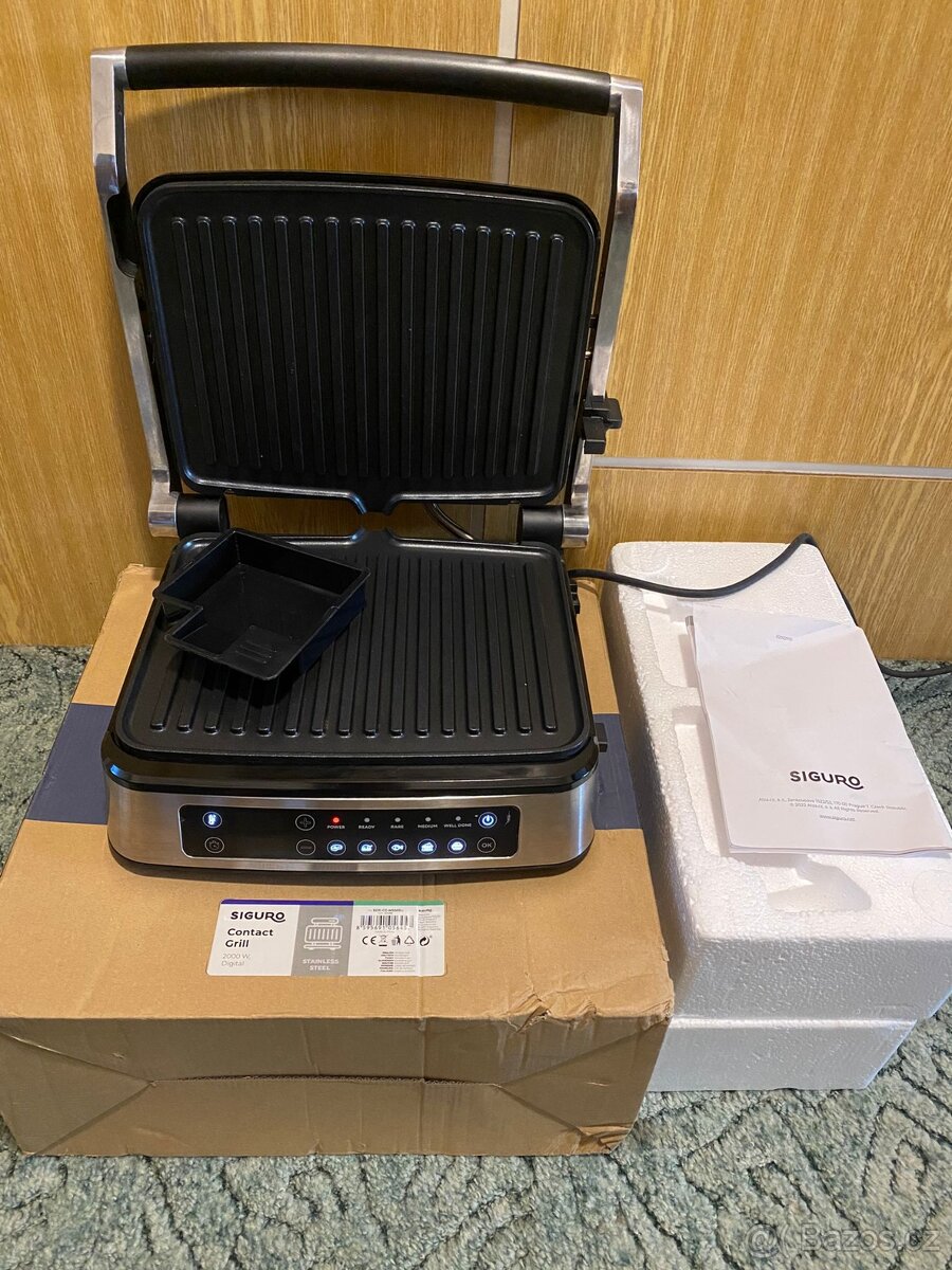 Kontaktní gril Siguro CG-M550SU Grill Master Digital - Rozba