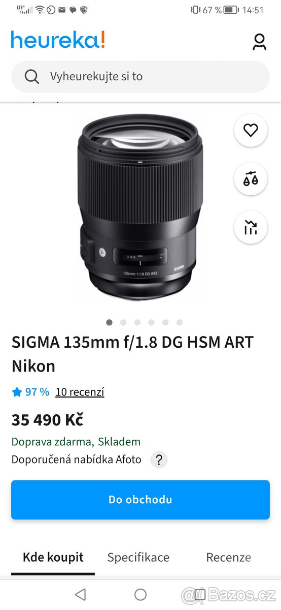 Sigma art 135 nikon