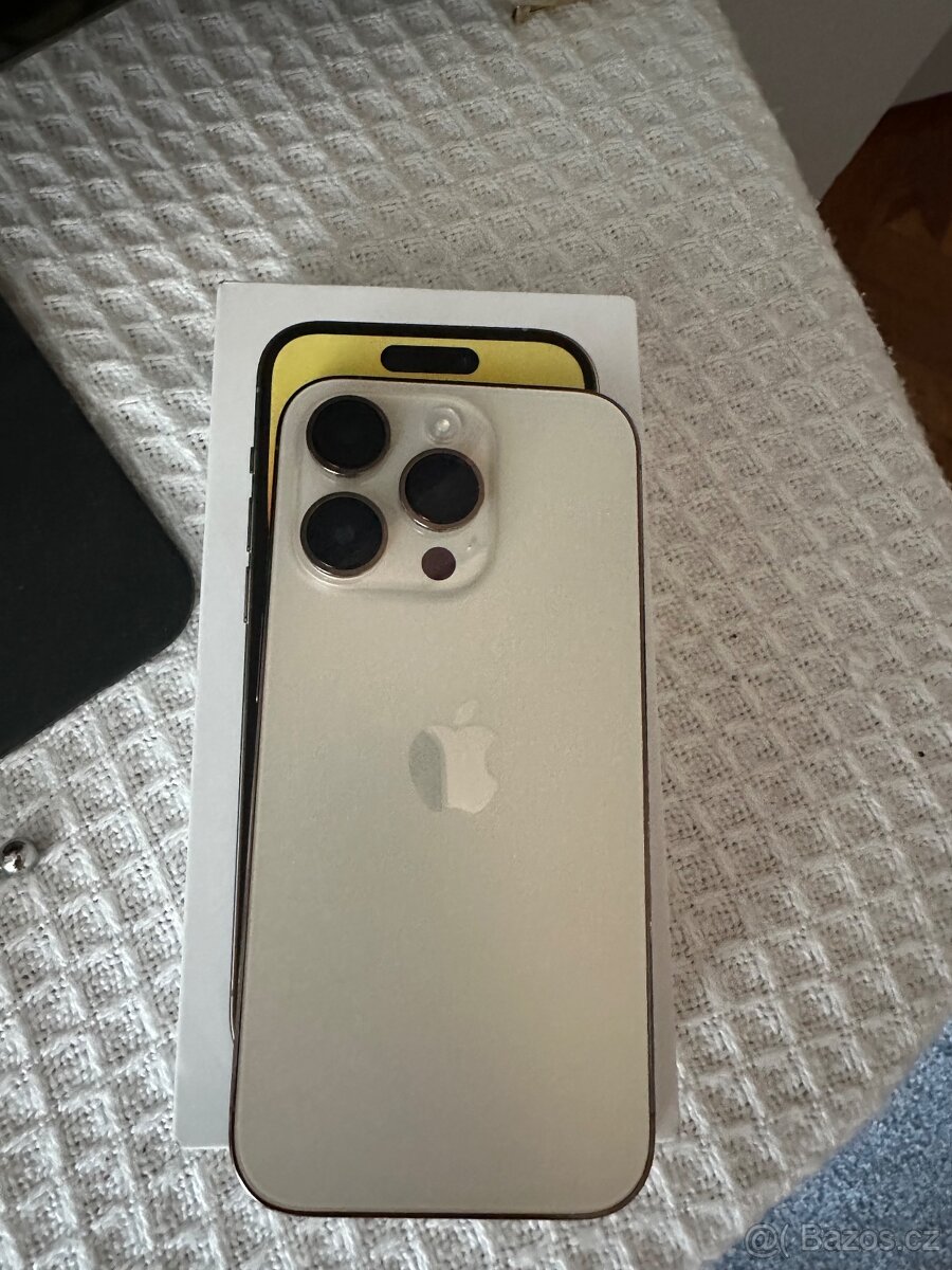 Prodám iPhone 14 pro 256GB zlatý