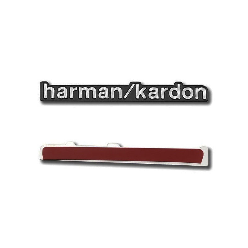 Hliníkové 3D samolepky logo HARMAN / KARDON - vysoká kvalita