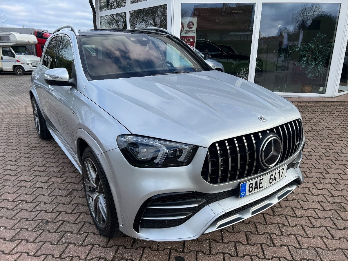 NEW GLE 53 AMG 4-MATIC 320kw,2020,CZ,DPH,VELMI PĚKNÝ STAV