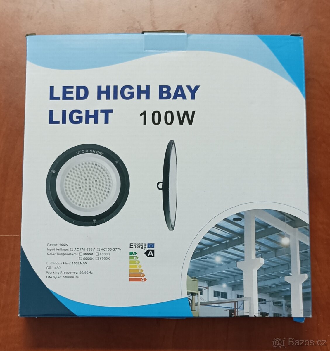 LED průmyslové dílenské svítidlo, High Bay UFO 100W/150W