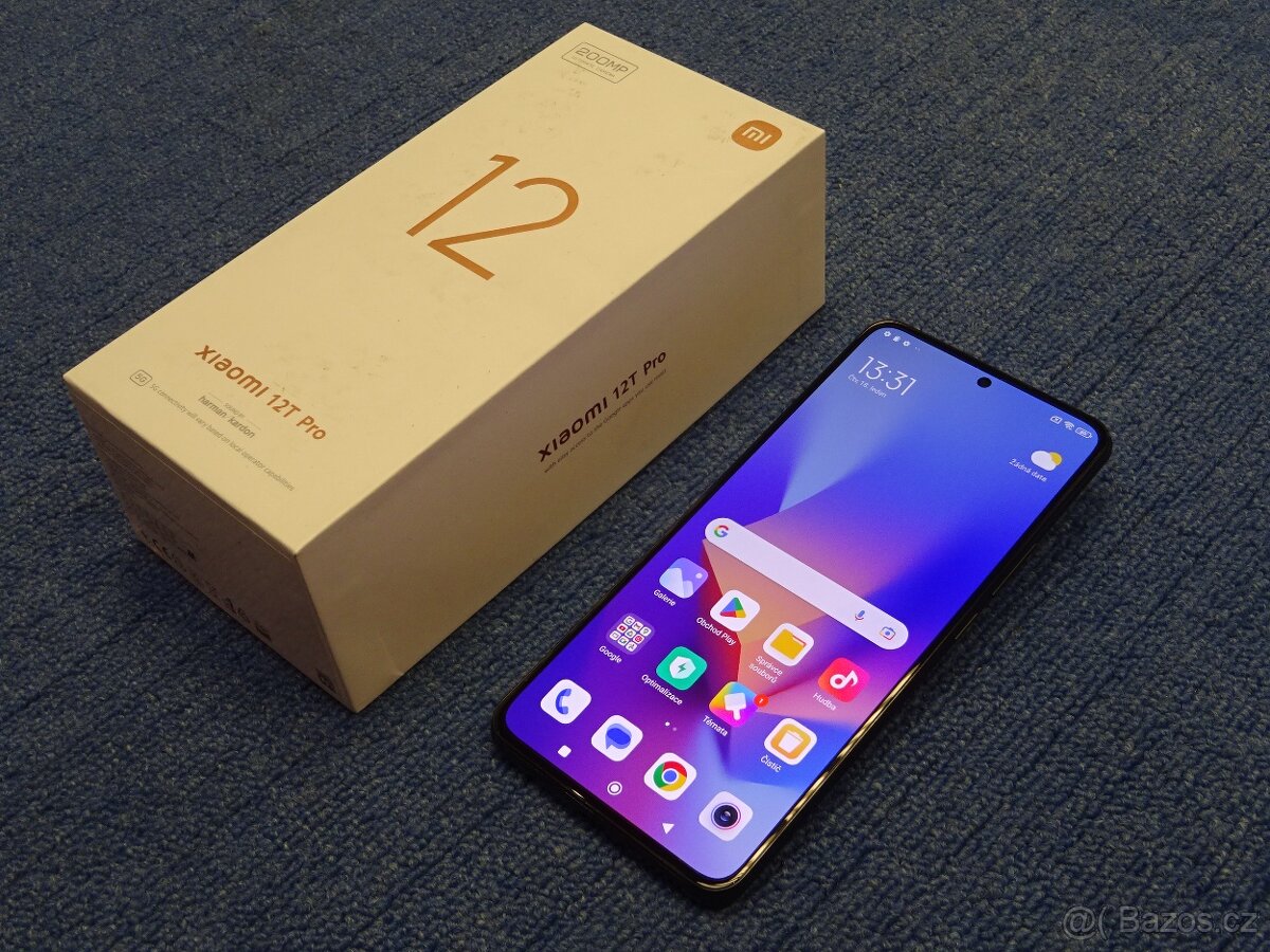 Xiaomi 12T PRO 8/128GB 6,67"AMOLED FOTO 200Mpx