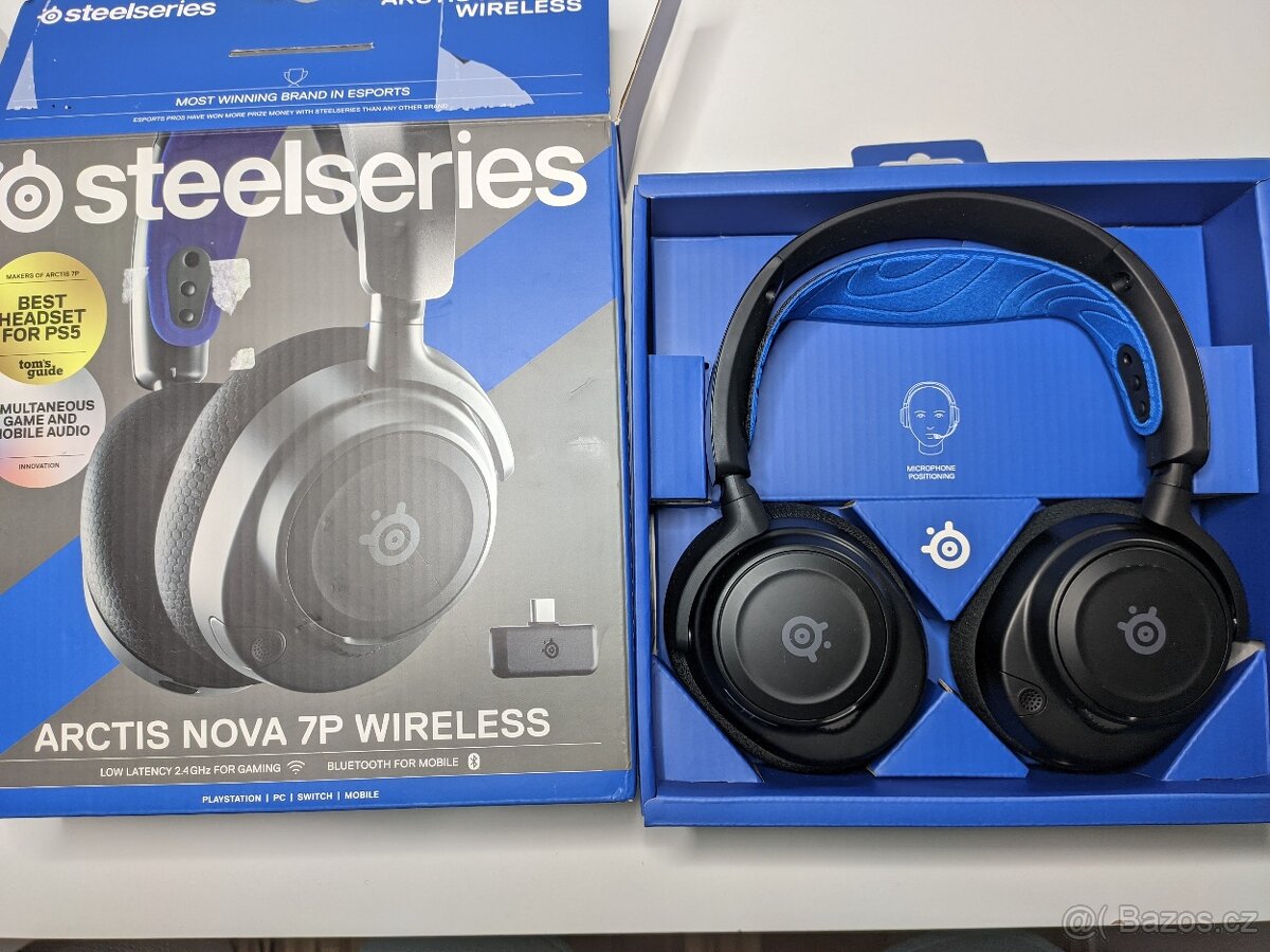 Bezdrátové sluchátka SteelSeries Arctis Nova 7P