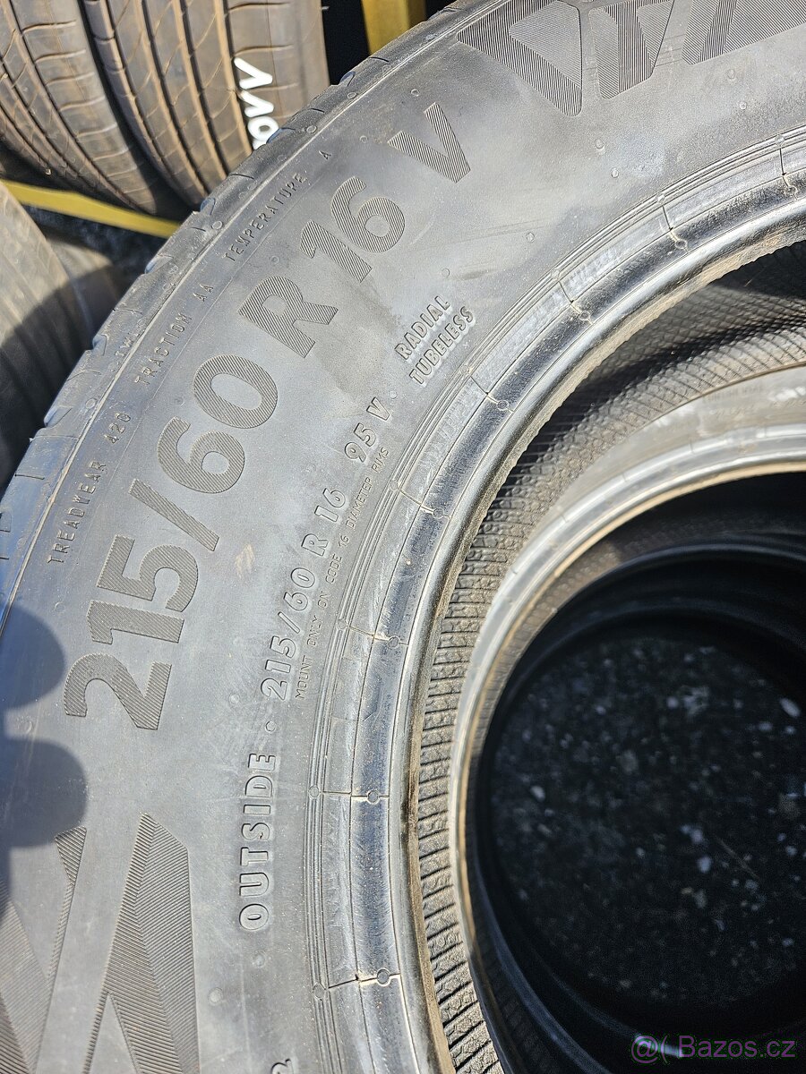 Letní pneu 215/60R16 CONTINENTAL